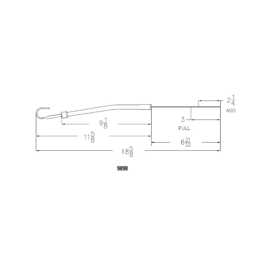 Engine Oil Dipstick - Chrome