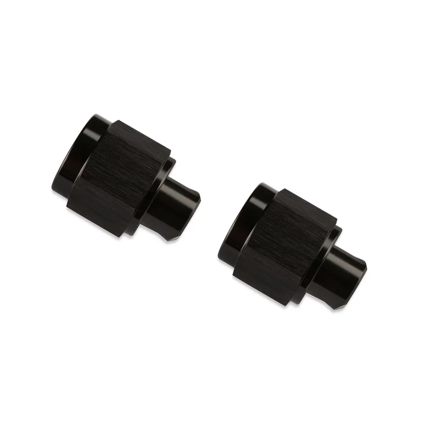 6 AN Caps (2) - Black