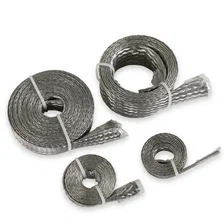 Flex-Braid Hose Sleeve Kit - Silver image 2