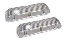 Cast Aluminum Valve Covers Pair - Polished image 1
