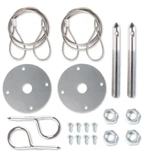 Hood Or Deck Pin Kit - Competition With Lanyards image 1