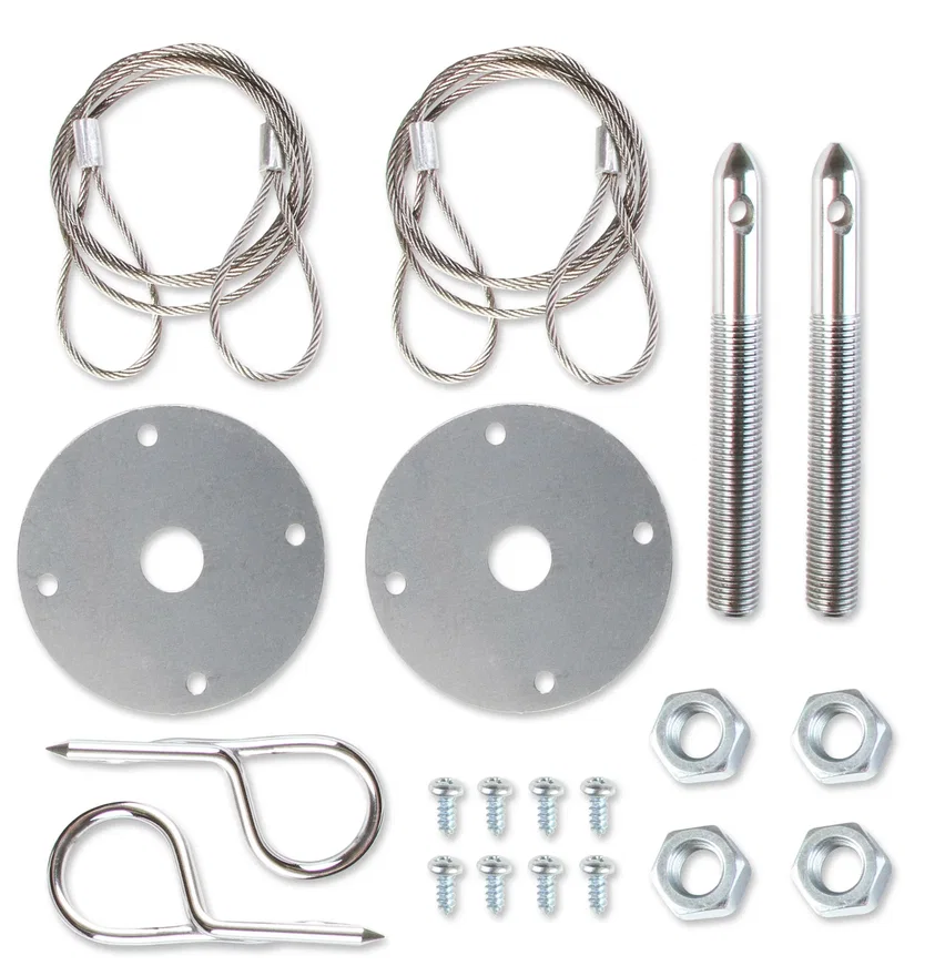 Hood Or Deck Pin Kit - Competition With Lanyards