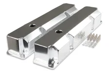 Fabricated Aluminum Valve Covers - Silver Finish for Chrysler image 1