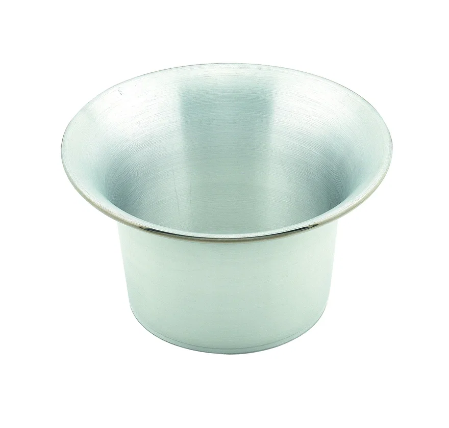 Velocity Stack - Polished Aluminum - 5 Inch Tall x 8-1/2" Diameter