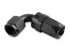 8 AN 90 Degree Swivel Hose End - Black image 3