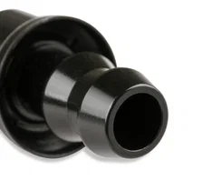 6 AN 90 Degree Push-On Hose Ends - Black image 2