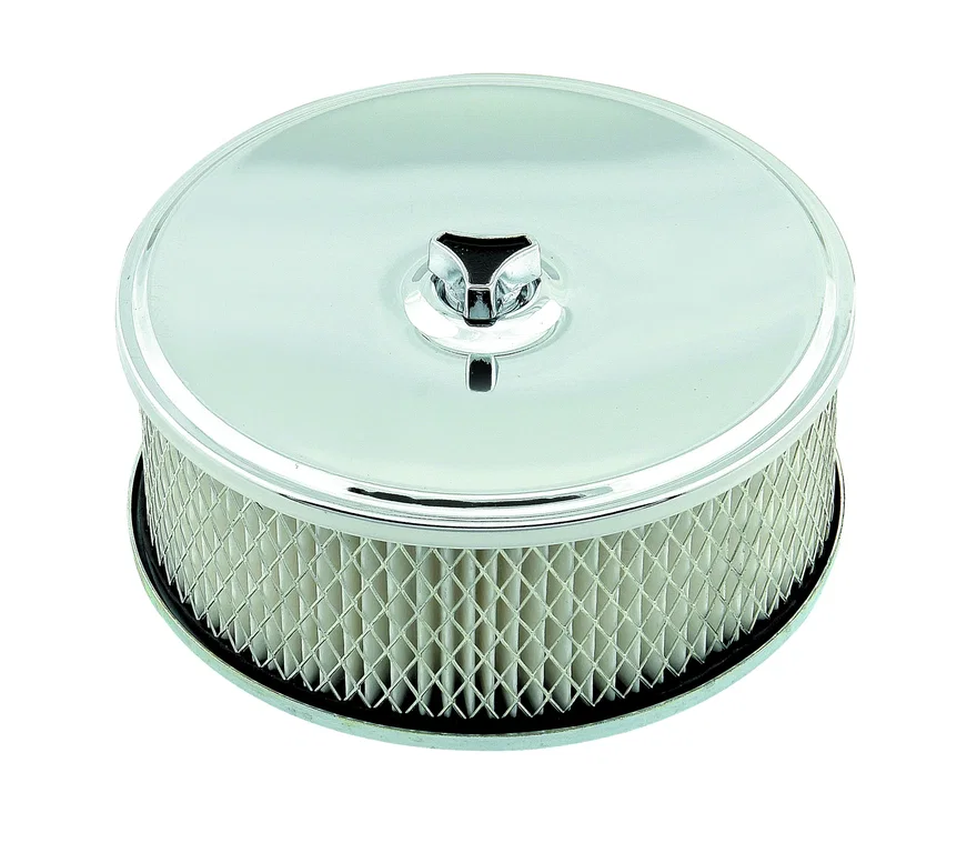Air Filter Assembly - Chrome - 6-1/2 Inch x 2-7/16 Inch