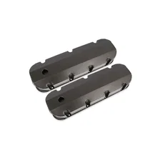 Fabricated Aluminum Valve Covers - Black Finish image 3