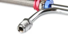 Adjustable Fuel Line with Red and Blue Hose Ends image 5