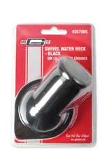 GM LS Water Neck - Swivel - 30 Degree Angle - Black image 2