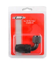 8 AN 90 Degree Swivel Hose End - Black image 5