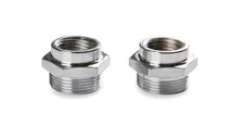 Fuel Line - 3/8 Inch Dual Inlet - Chrome image 7