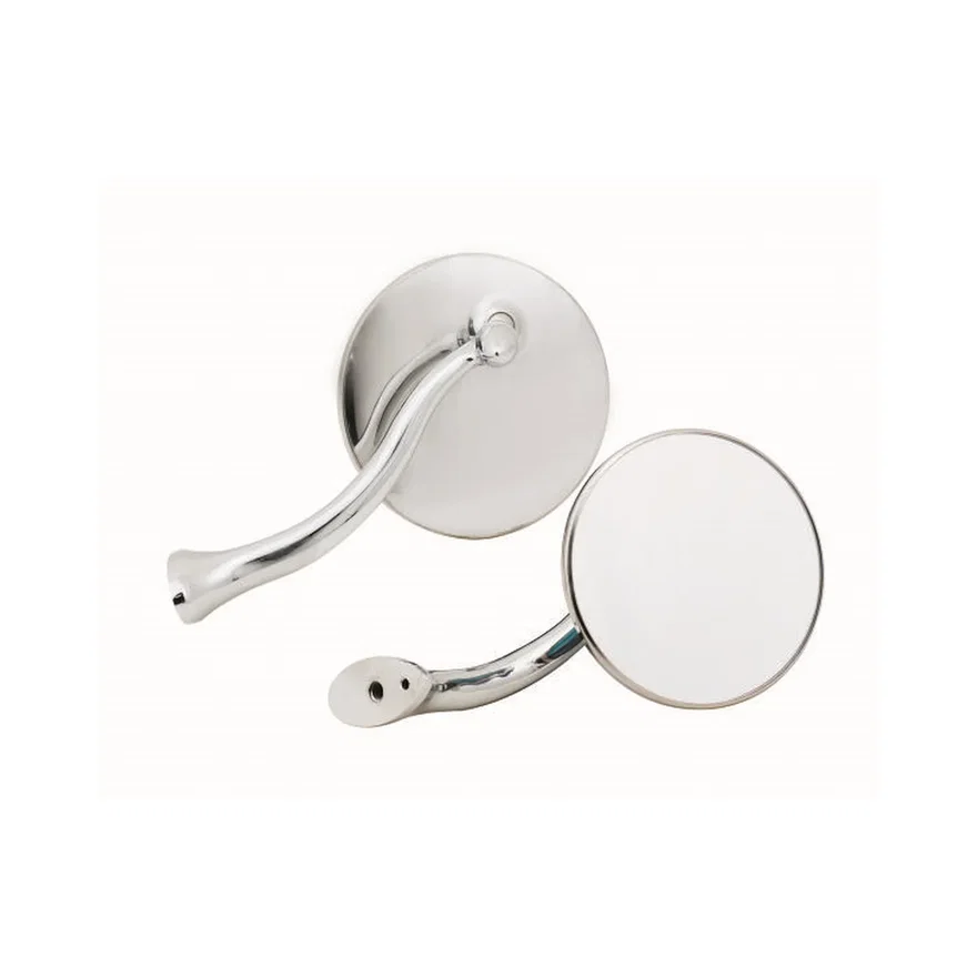 4 Inch Swan Neck Mirror Stainless