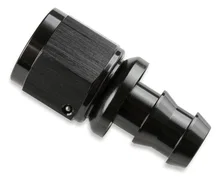 10 AN Straight Push-On Hose Ends - Black image 1