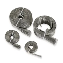 Flex-Braid Hose Sleeve Kit - Silver image 5