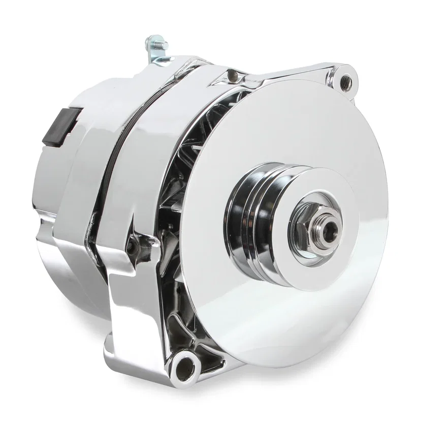 1-Wire Alternator - 140 Amp - Chrome Finish