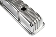 Cast Aluminum Finned Valve Covers - Polished image 3
