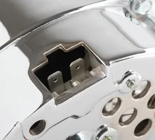 Chrome Alternator-Early GM Delco 80 Amp image 6