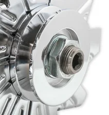 Chrome Alternator Late GM-Delco 80 Amp image 2