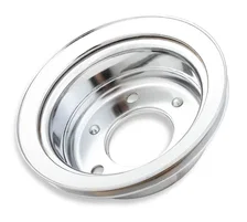 Chrome Crankshaft Pulley - Single Groove image 1