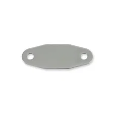Fuel Pump Block Off Plate - Chrome image 3