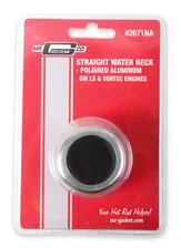 GM LS Water Neck - Straight - Polished Finish image 2