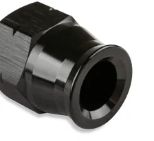 Aluminum Tube Adapter -6 AN Male AN To 3/8 Inch Tubing Black image 4