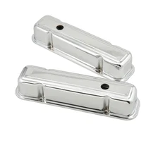 Chrome Tall-Style Valve Covers for Pontiac image 1