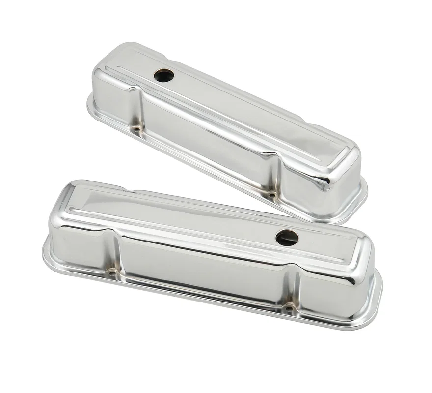 Chrome Tall-Style Valve Covers for Pontiac