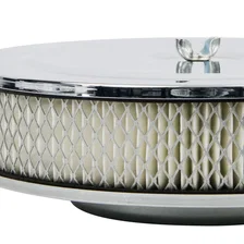 Air Cleaner - 9 Inch Diameter x 2-3/4 Inch Tall - Chrome image 6