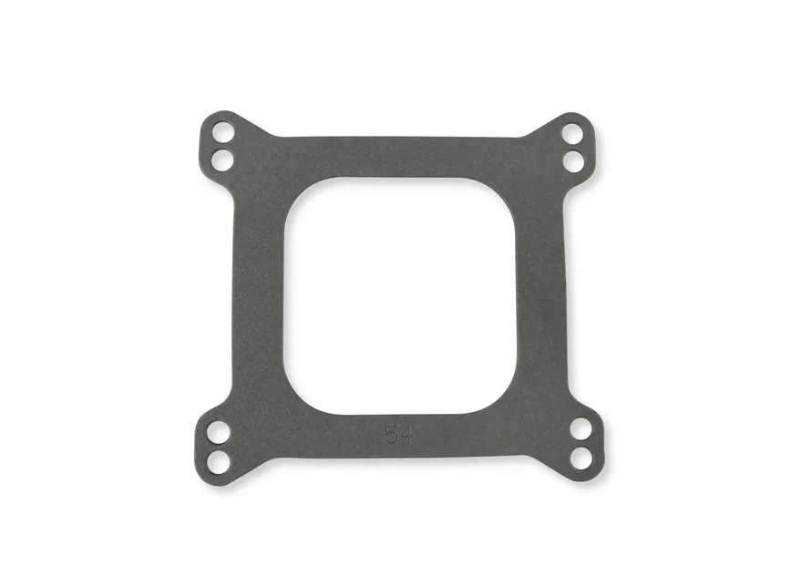 Perf Carb Base Gasket - 4-Barrel,Square Flange,Open Center,Bulk Packed