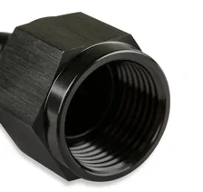 6 AN 45 Degree Swivel Hose End - Black image 3