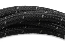 Black Nylon Braided Hose 6 AN - 6 Feet image 3