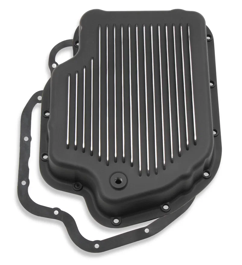 Transmission Oil Pan - Black Aluminum