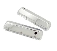 Chrome Valve Covers with Baffle image 1