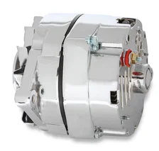 Chrome Alternator-Early GM Delco 80 Amp image 4