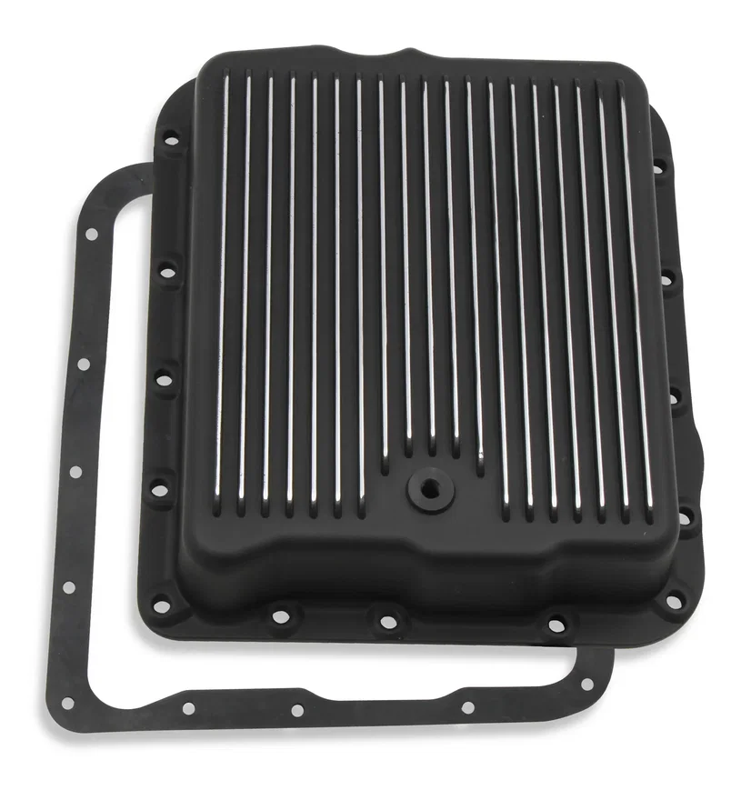 Transmission Oil Pan - Black Aluminum