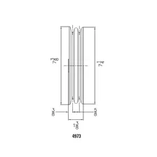 Crankshaft Pulley - Chrome - Double Groove image 2