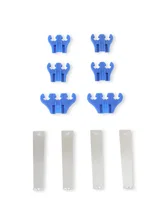Standard Wire Loom Kit - Chrome / Blue image 2