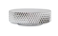 Air Cleaner Nut - 1/4-10 - Chrome Steel, Knurled image 2