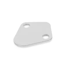 Fuel Pump Block Off Plate - Chrome image 3