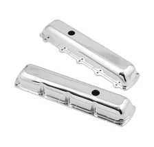 Chrome Valve Covers without Baffle for Oldsmobile image 1