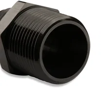 Straight -6 AN To 3/8 Inch NPT Adapter - Black image 3