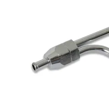 Fuel Line - 3/8 Inch Dual Inlet - Chrome image 4