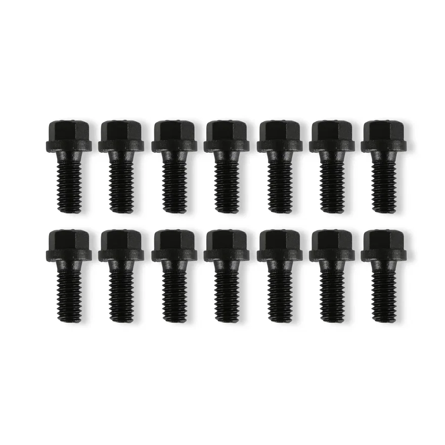 Header Bolts - 5/16-18 x 3/4 Inch Hex Head - Black Oxide
