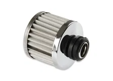 Chrome Valve Cover Breather - Push On Style image 6