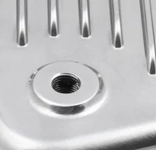Transmission Oil Pan - Polished Aluminum image 4