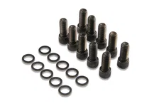 Fabricated Aluminum Valve Covers - Black Finish image 4