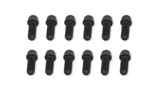 Header Bolts -3/8-16 x 1 Inch Hex Head - Black Oxide image 3