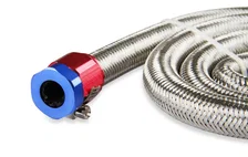 Braided Steel Fuel Line Kit - 3/8 Inch x 3 Foot image 4